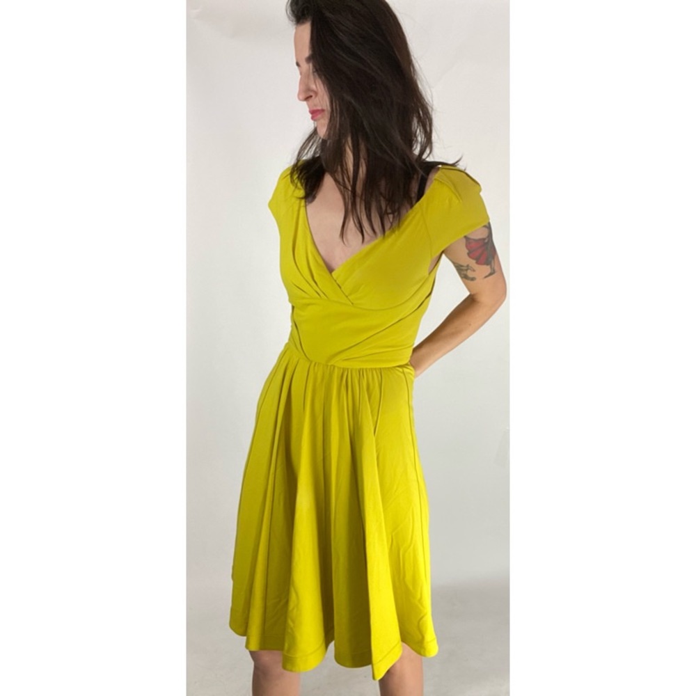 Chartreuse / Lime Green Zac Posen Dress
